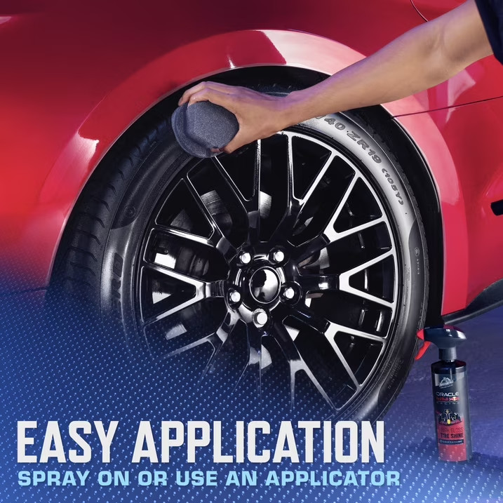 NEW,(2 packs) Mixed ceramic high gloss tire flash spray, 16 fluid ounces