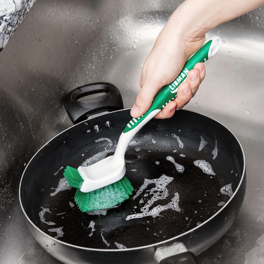 Libman Heavy Duty Scrub Brush Kit | Cleaning Brushes for Household Use | Tub …