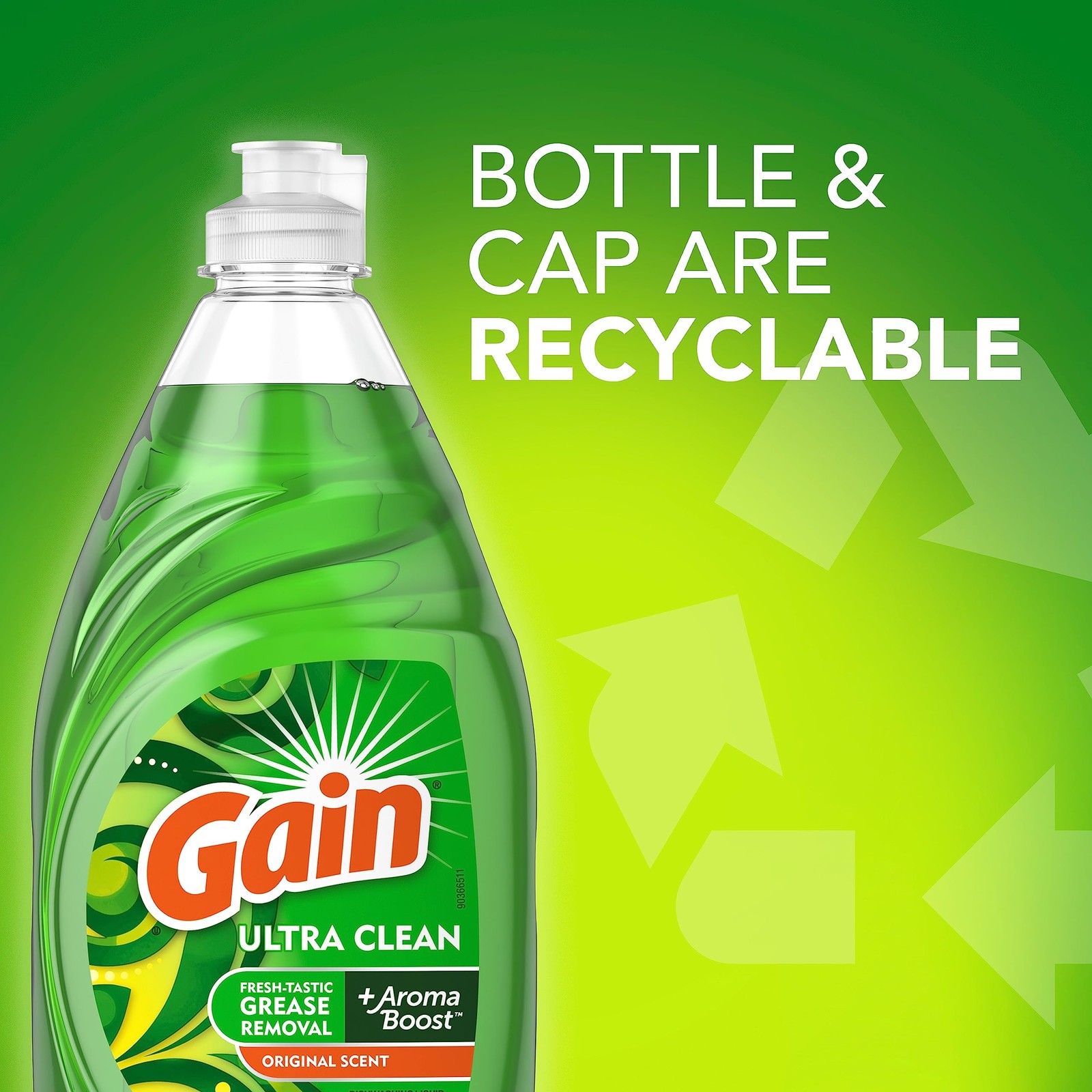 Gain Ultra Dishwashing Liquid Soap 38 Fl Oz Irresistible Scent Made In Usa