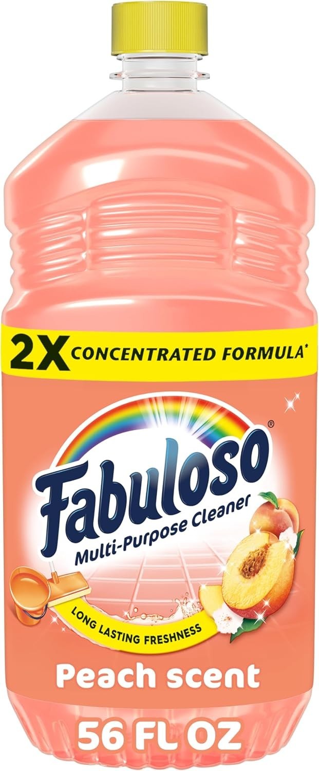 Elevate Your Home with 2X Peach Scent Multi-Purpose Cleaner, 56 fl oz – No Rinse