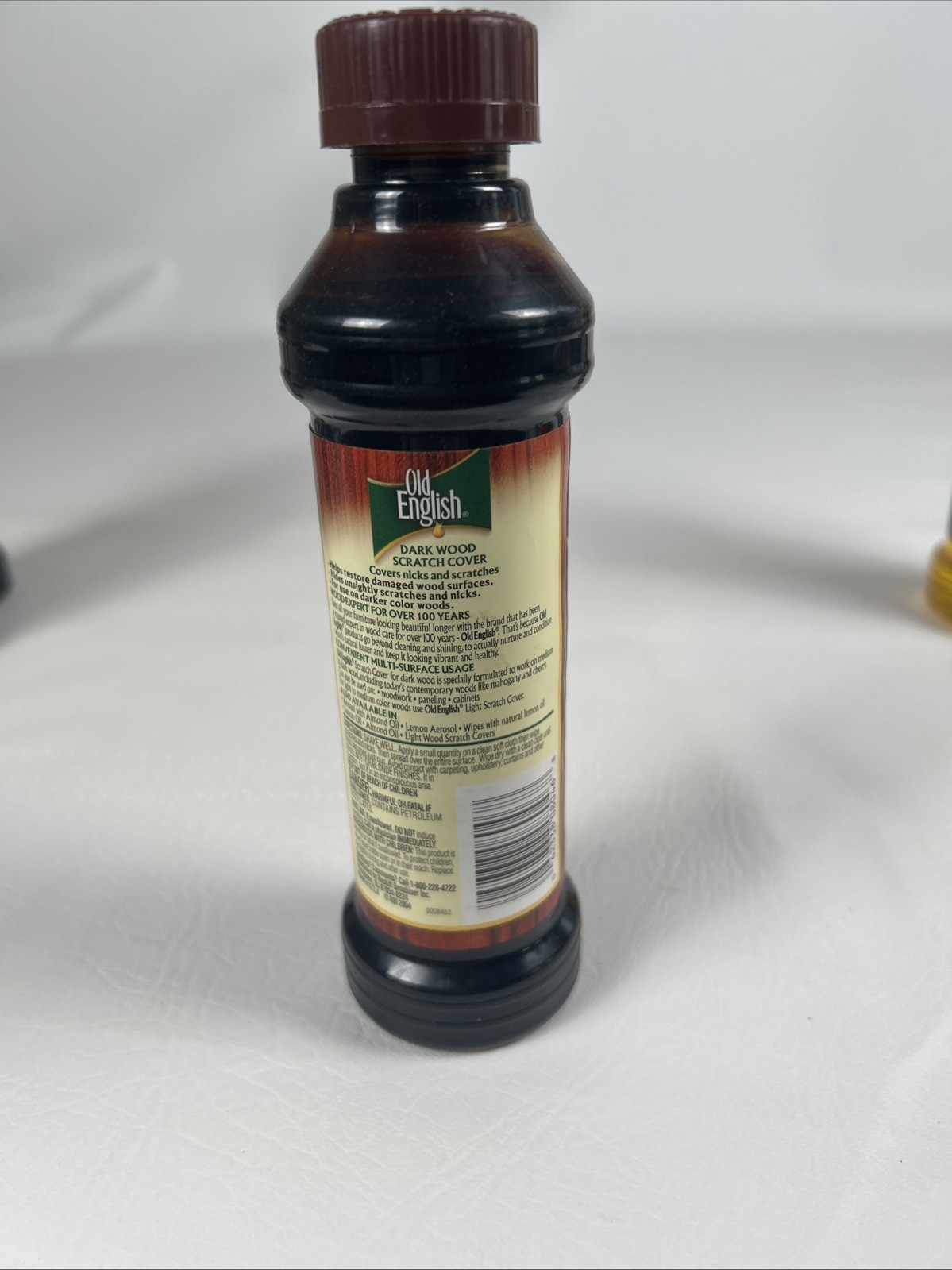 Old English Scratch Cover for Dark Woods, 8oz Bottle, Wood Polish