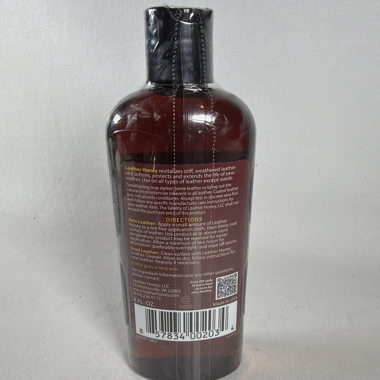 Leather Honey Leather Conditioner, Since 1968. for All Leather Items Includin…