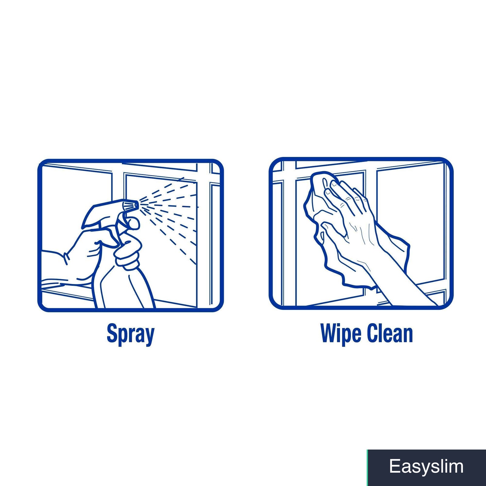 Glass Cleaner Streak-Free Formula 128 FL Ounce Bottle Solution