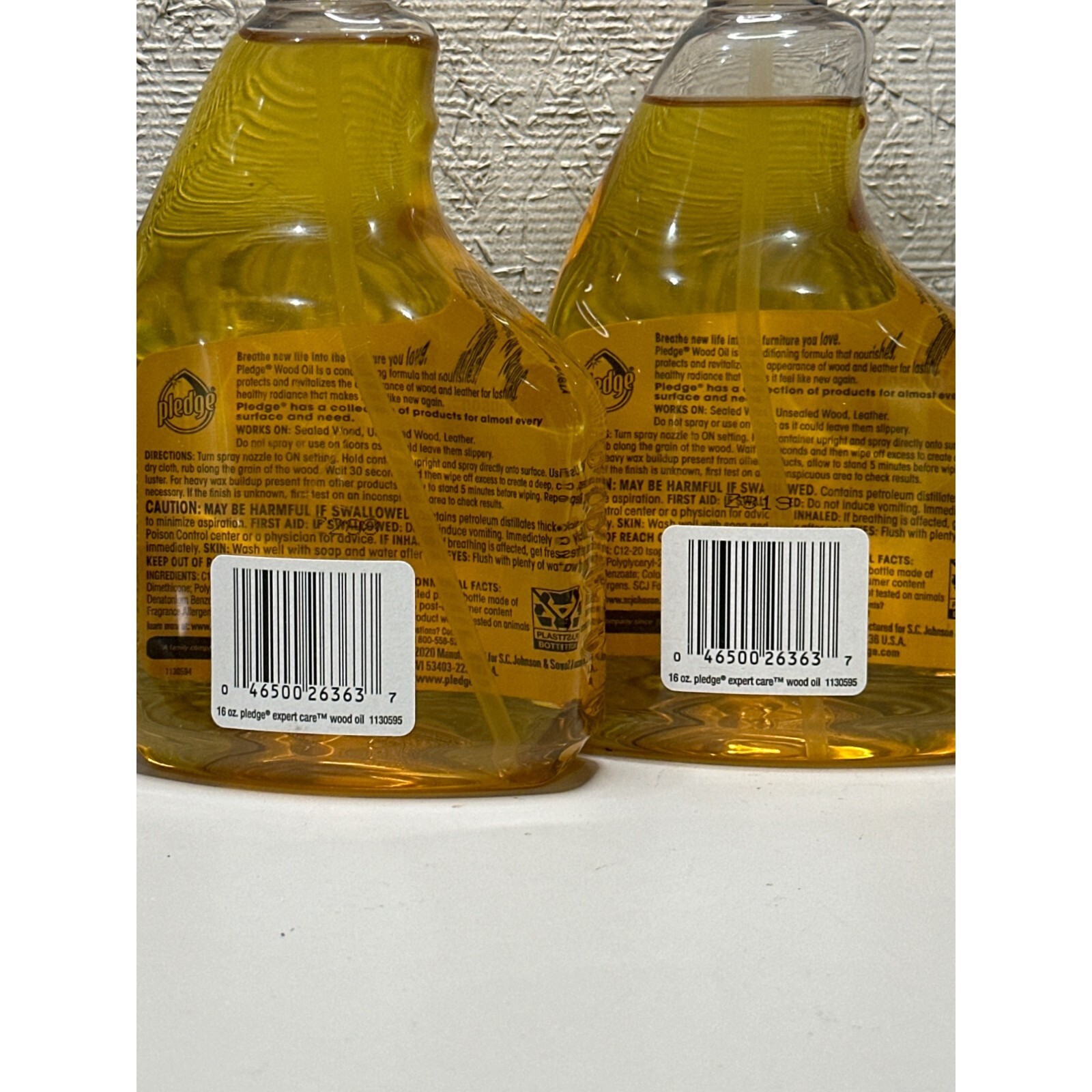 2X Orange Pledge Revive It Restoring Oil Spray 16 oz Trigger Bottles