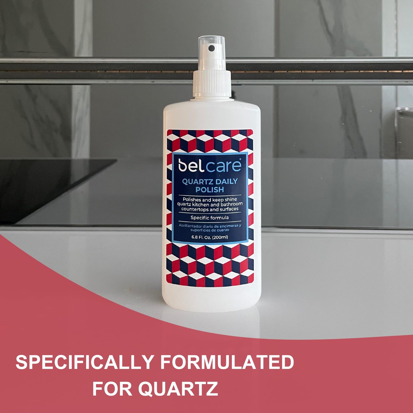 Quartz Countertop Polish for Kitchen Countertops, Bathroom Vanities, Restaura…