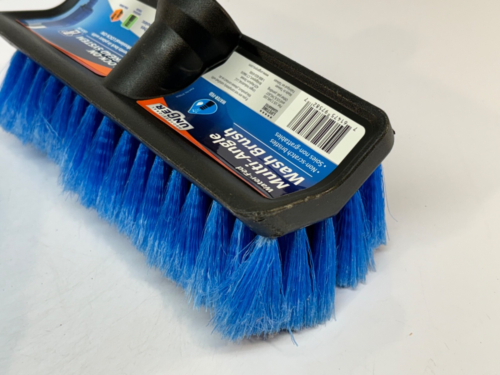 10″ Hydropower Soft Brush with Squeegee and Water-Fed Multi-Angle Wash Brush.