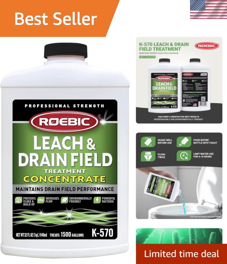 K-570-Q 32-Ounce Leach And Drain Field Opener Concentrate