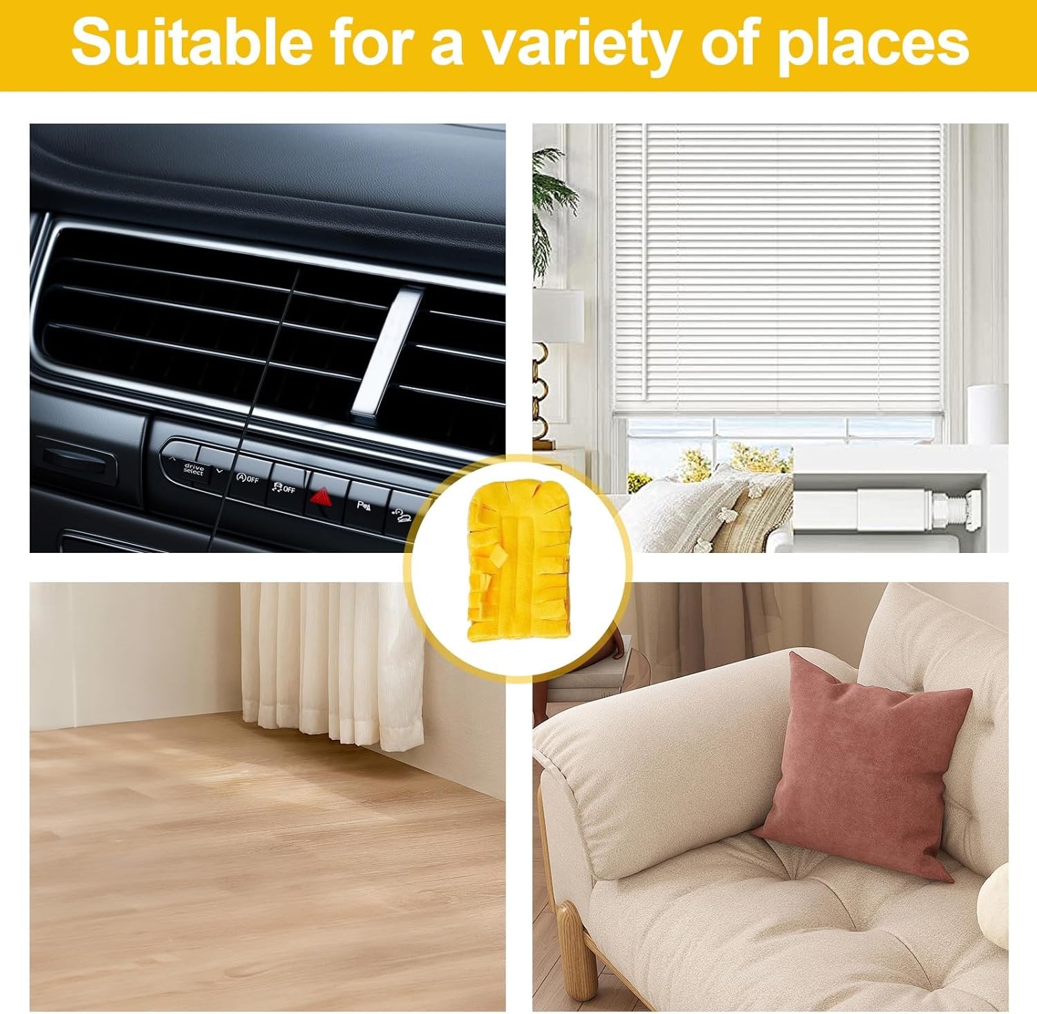 2026 New 360° Electrostatic Duster Refills Washable Reusable Microfiber Fleece