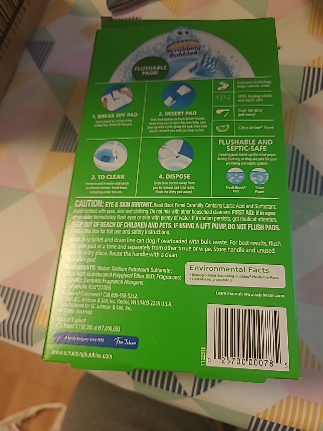 2 New Scrubbing Bubbles Citrus Toilet Cleaning Fresh Brush 20 Flushable Refills