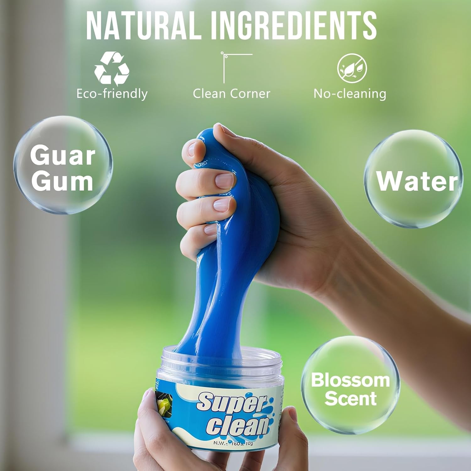 Car Cleaning Gel Car Clean Putty, Car Interior Cleaner Slime, Car Putty Auto Det