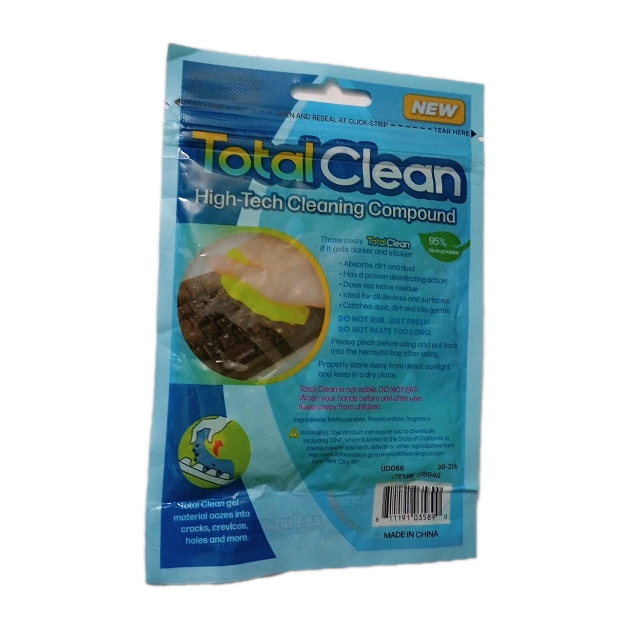 TOTAL CLEAN (HIGH-TECH CLEANING COMPOUND) ALL-PURPOSE CLEANER- 95% BIODEGRADABLE