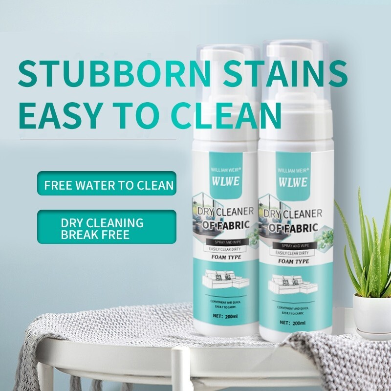 Fabric cleaner and upholstery stain remover for deep cleaning of carpets, sofas