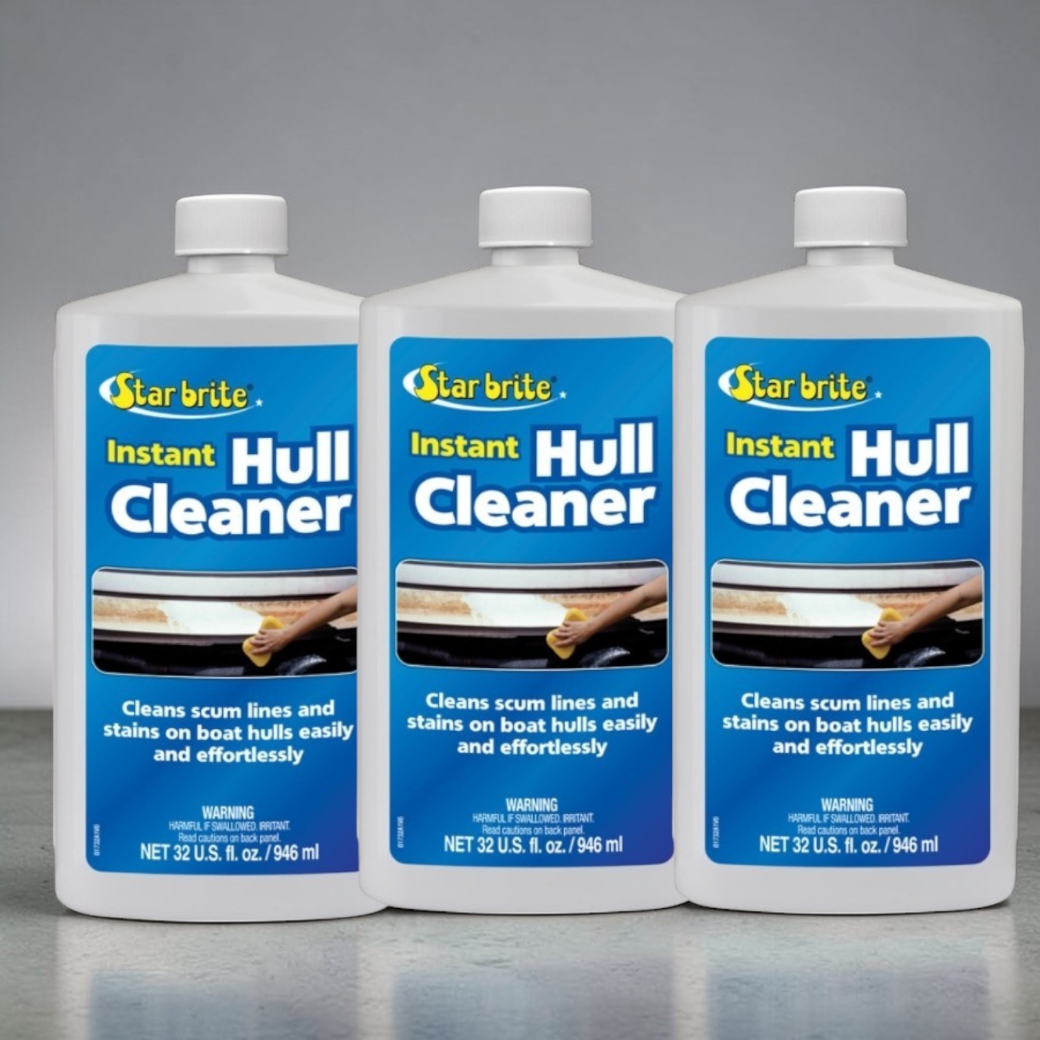 3 Pack Star brite Hull Cleaner Liquid 32 oz SKU: 86074 MFR: 81732PW