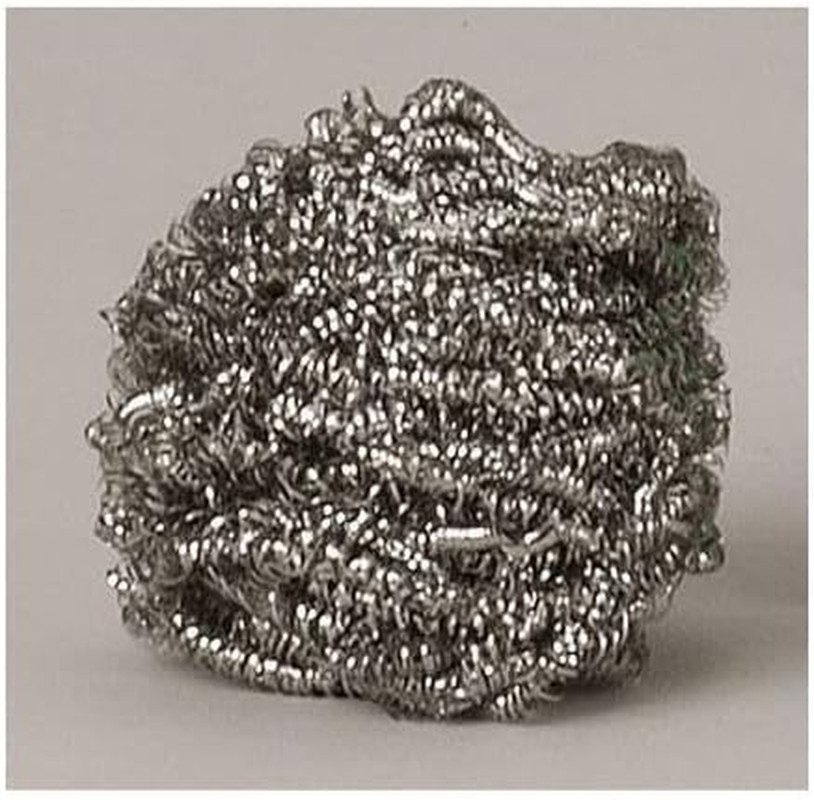 Stainless Steel Scrubbing Sponges – 1-Pack (1 Set of 3 = 3 Pieces) – Heavy Duty