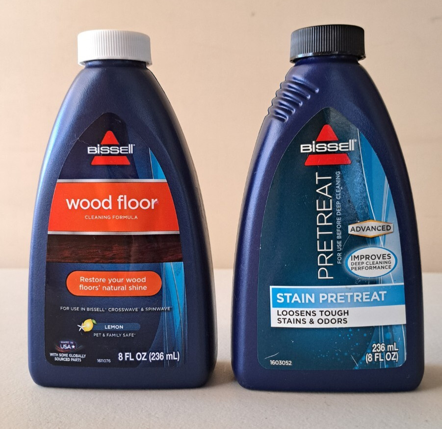 3‑PC Bissell Cleaner Set Professional Wood Floor & Stain Pretreat 8oz