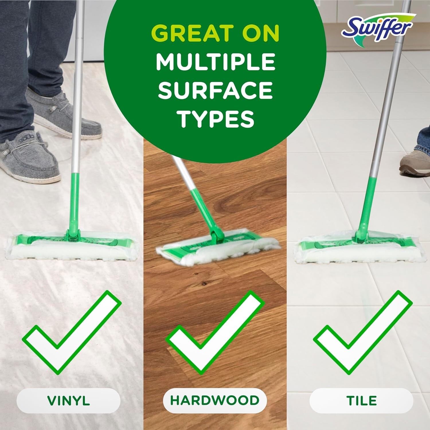 Swiffer Sweeper Pet, Heavy Duty Dry Cloth Refills, Febreze Odor Defense, 32 ct