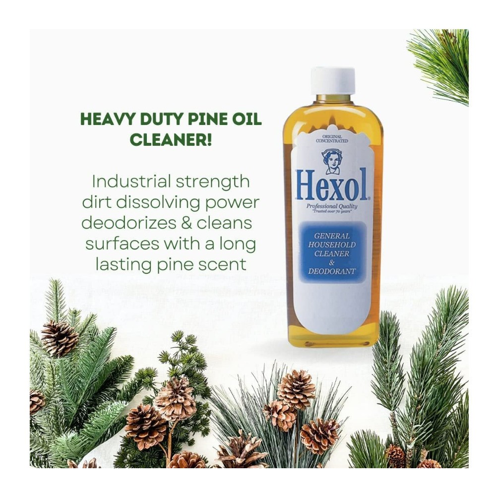 Hexol Concentrated General Household 16Fl oz High Pine Oil Cleaner 2 Packs