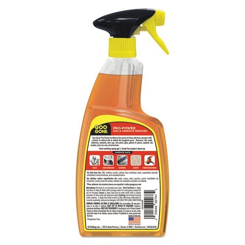 Goo Gone Pro-Power Cleaner, Citrus Scent, 24 oz Spray Bottle