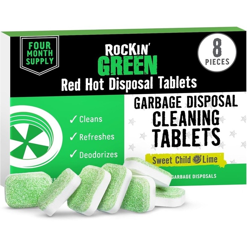 Garbage Disposal Cleaner Tablets Deep Clean Odor Eliminator Sink Freshener New