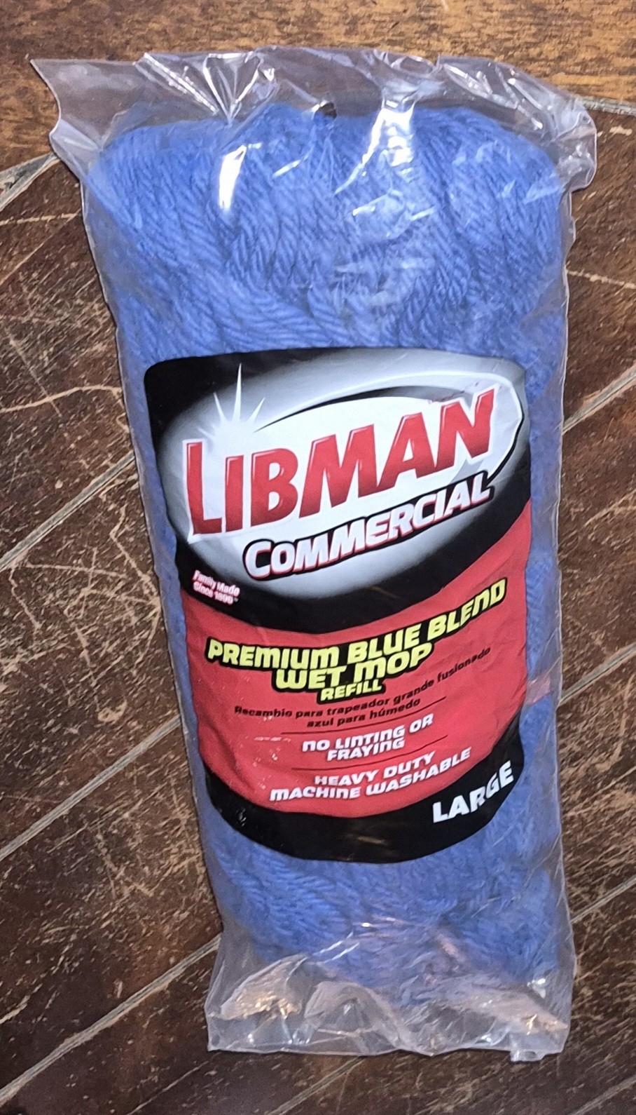 LIBMAN Commercial Premium Blue Blend Large Wet Mop Refill #00968