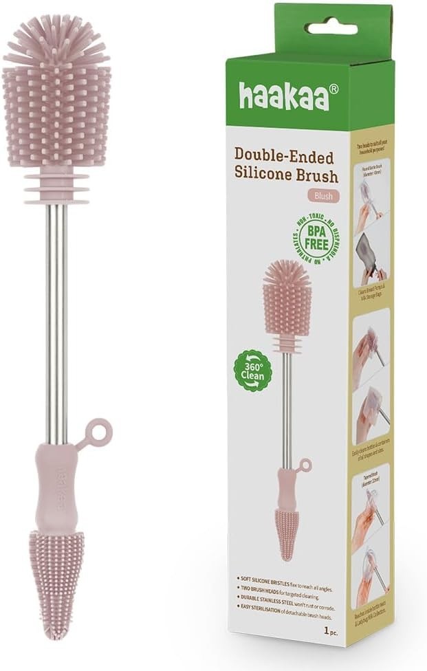 Silicone Cleaning Brush Kit – Household Cleaning Brushes for Bottles and Crev…