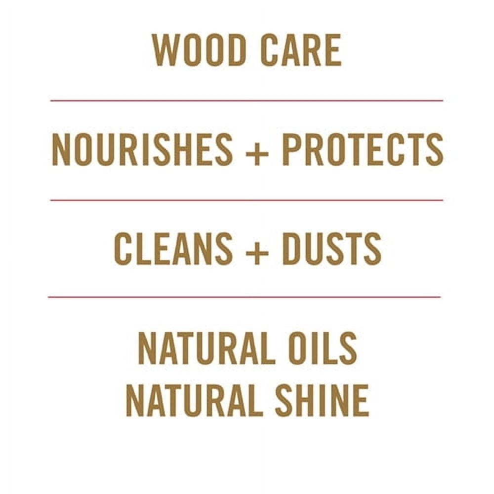 Wood Cleaner Polish and Protector Fresh Almond Scent 11.5 oz.