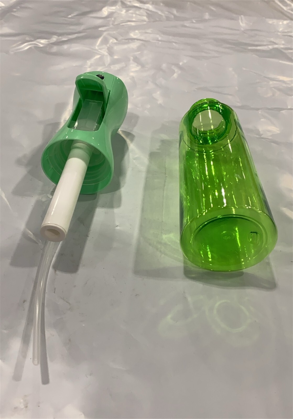 Green Barber Spray Bottle Continuous Mist Hair Salon Plant Mister Water Sprayer