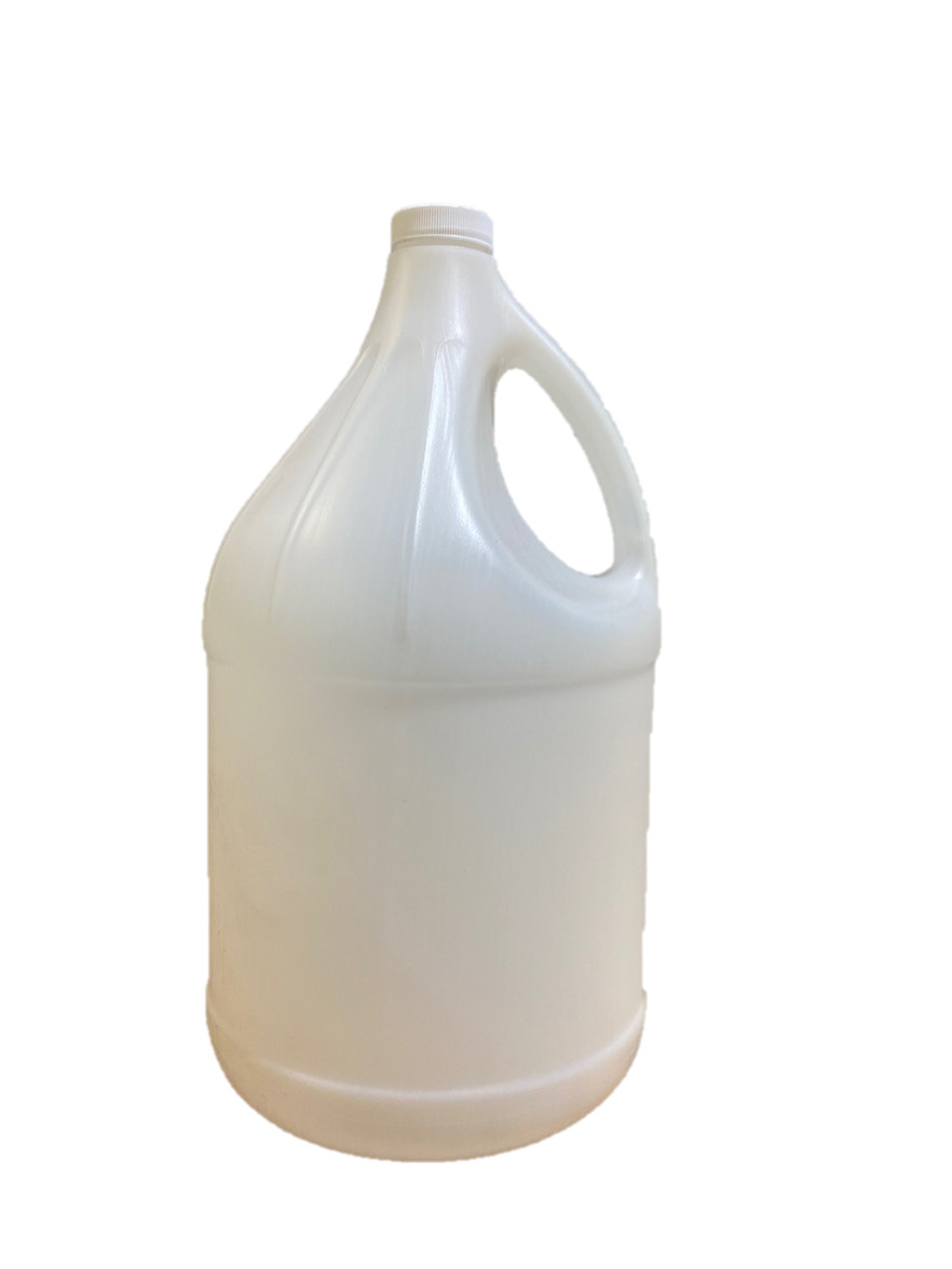 1 gallon HDPE industrial round bottles with 33/410 caps