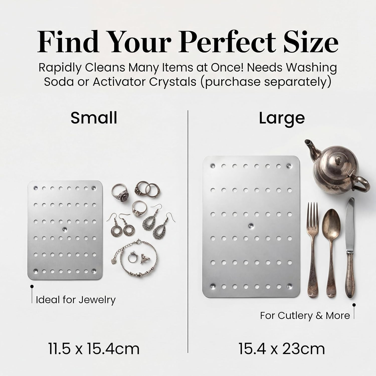 Magic Cleaning Plate (LARGE 230X 154Mm) – Cleans Many Items at Once! Reuse Multi