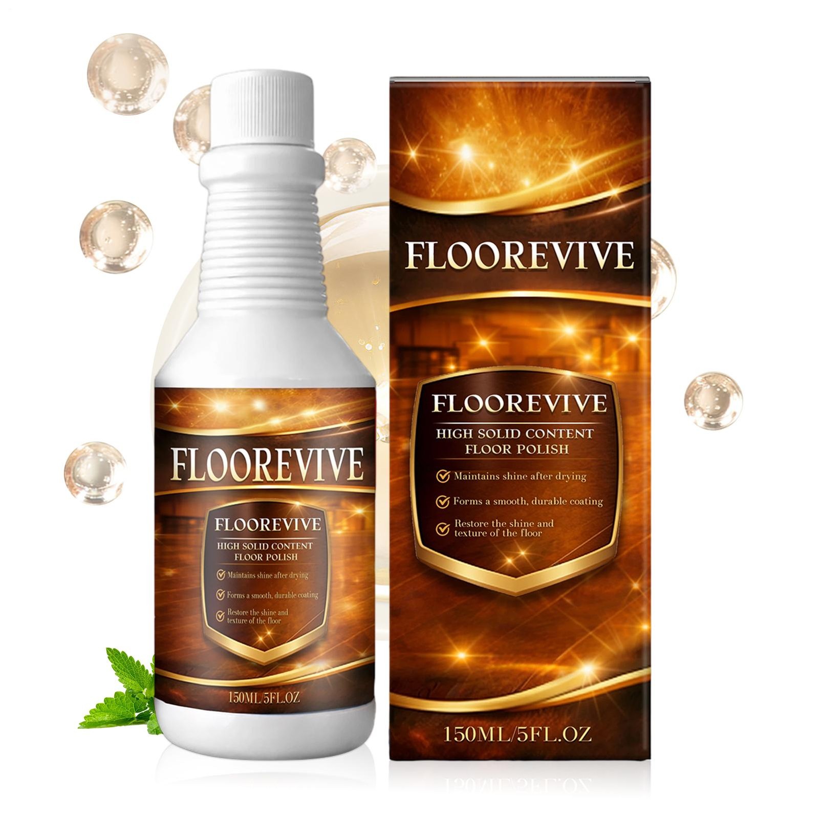 Floorevive Floor Restorer Floor Restorer/Polish -Revitalize And Shine Wood 150ml