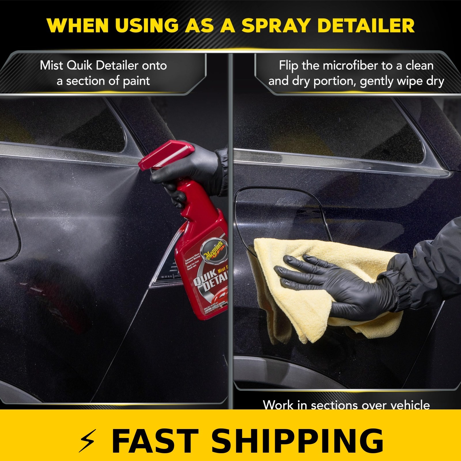 Meguiar’s Quik Detailer Spray 32 oz – Boost Shine & Protect Paint