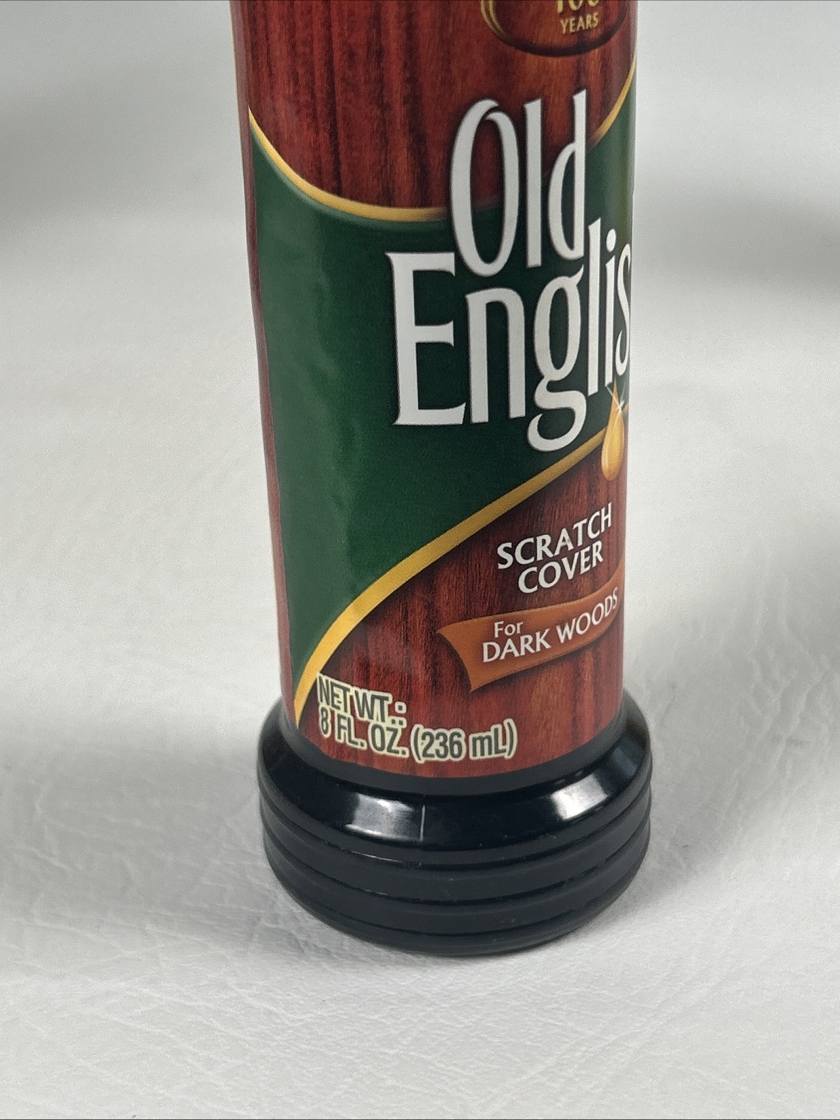 Old English Scratch Cover for Dark Woods, 8oz Bottle, Wood Polish