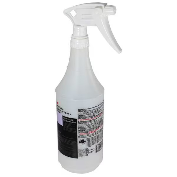 Tolco 1L Clear Plastic Preprinted Trigger Spray Bottle, PK12 130401 Tolco 130401