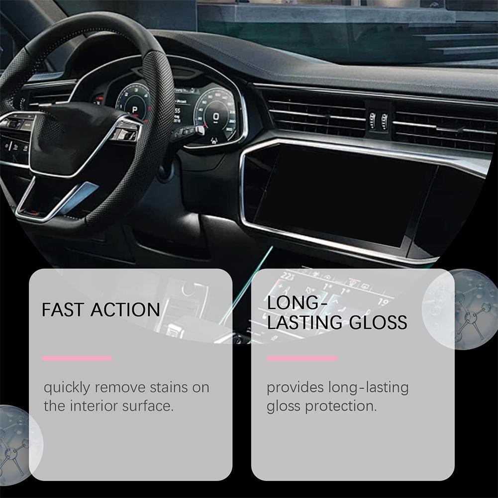 Car Interior Cleaner & Restorer Wipes Trim Dressing Protector Mild Detailing Kit