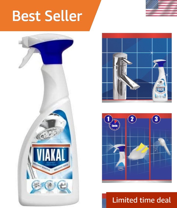 500ml Limescale Spray with Refreshing Lemon Aroma – Cruelty-Free Cleaning