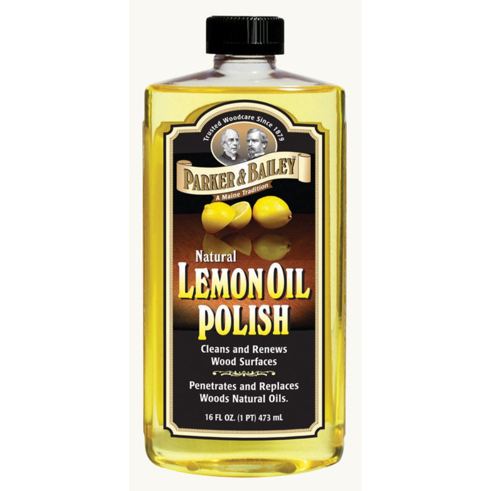 Parker & Bailey 510664 Natural Lemon Scent Oil Polish 16 oz. (Pack of 6)