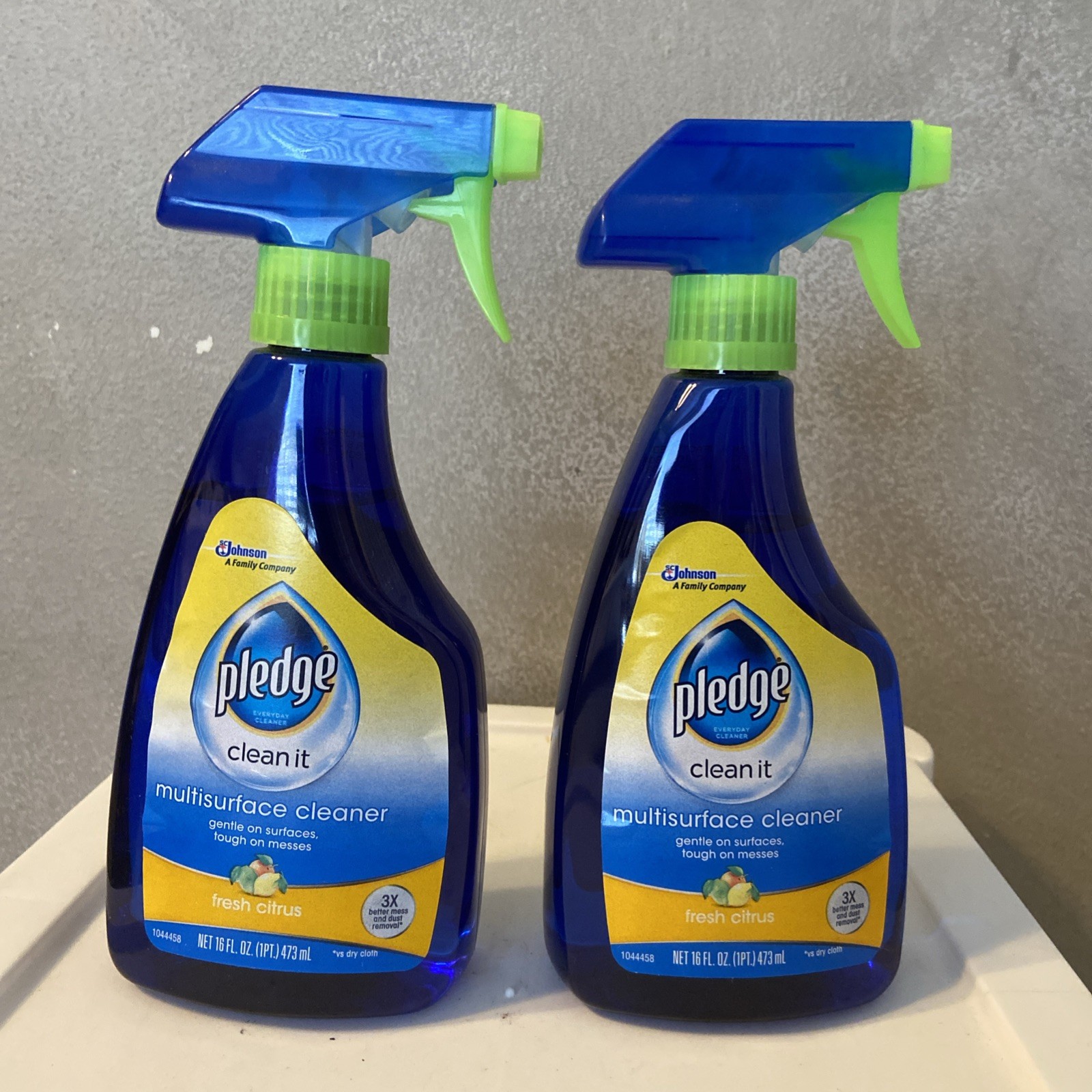 Pledge Multi-Surface Clean It Fresh Citrus 16 fl oz Lot Of 2 Spray Bottles New
