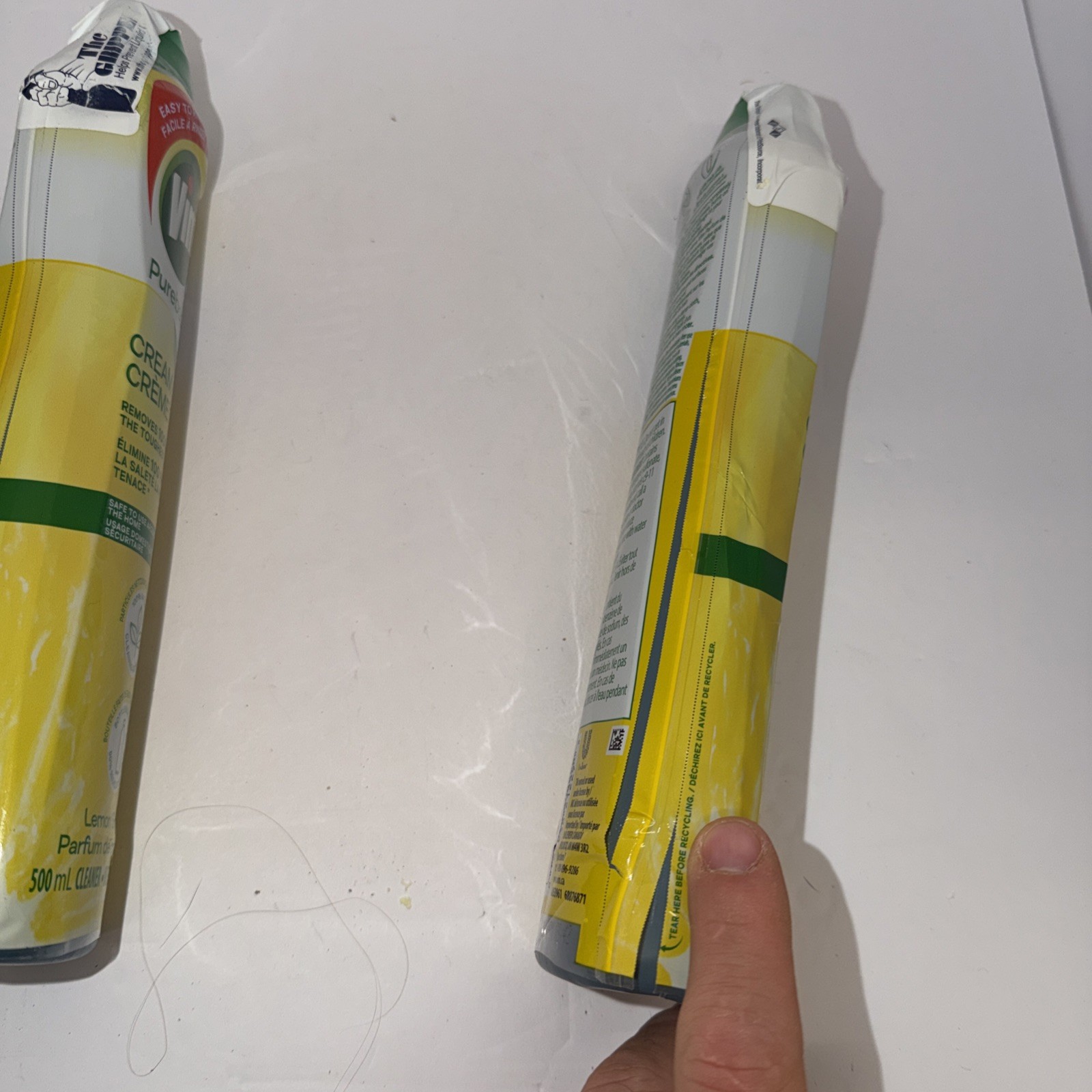 2 X Vim LEMON SCENT Multi-Purpose CREAM Cleaner 2 500ML Bottles