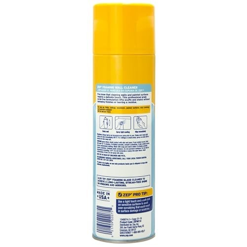 Foaming Wall Cleaner Spray – 18 oz (Case of 12) – Stain Remover, Scrub-Free, Saf