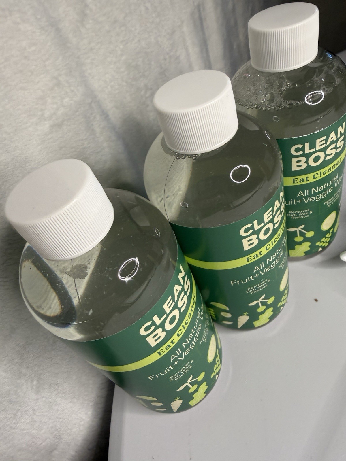 JOY Clean Boss Eat Cleaner Fruit & Veggie Natural Wash & Preserver-3 pc 12 oz