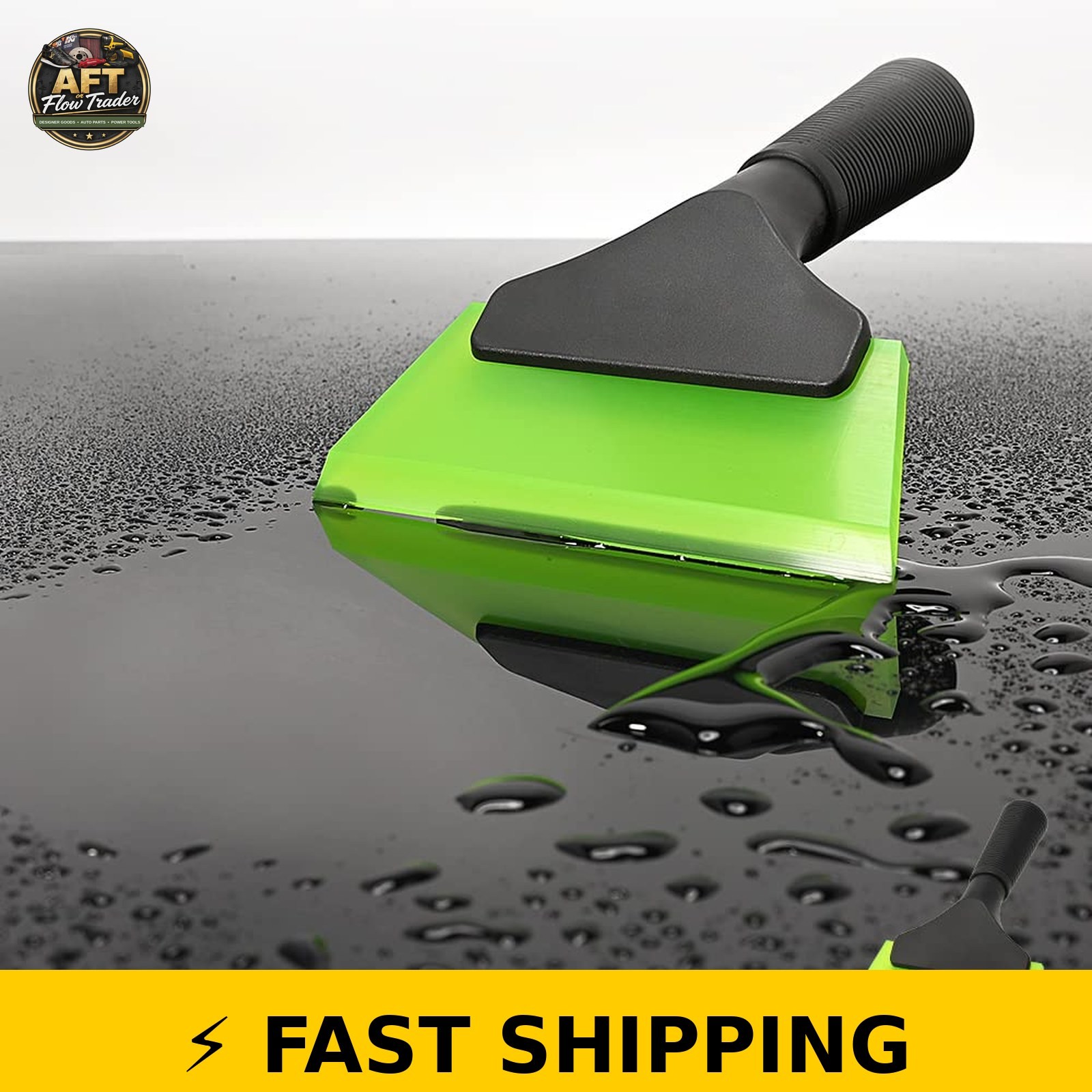 FOSHIO 5 Inch Rubber Blade Squeegee for Cleaners, 2 Pack