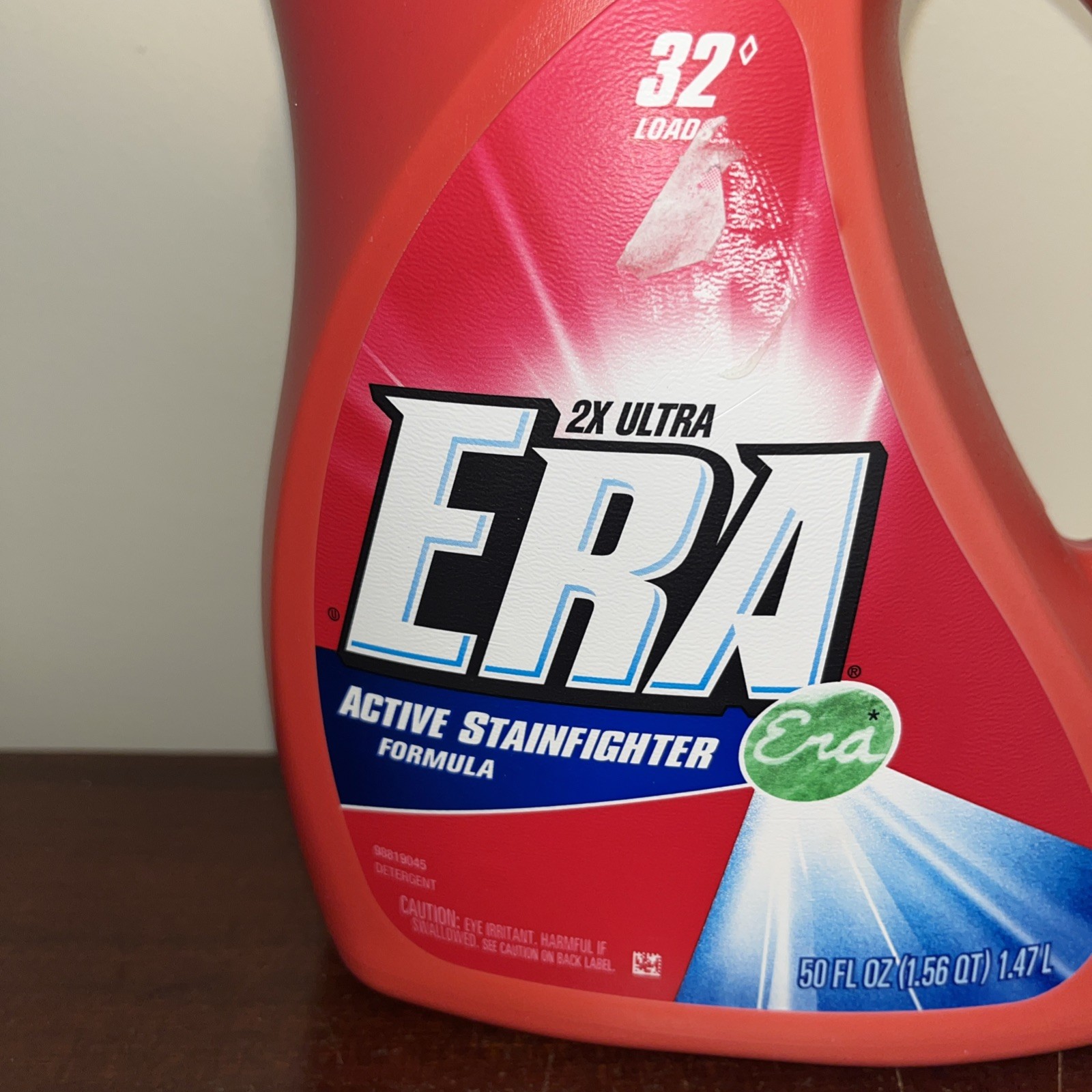 Era Liquid Laundry Detergent Active Stain Fighter ENZYMES 32 Loads 2008 HTF
