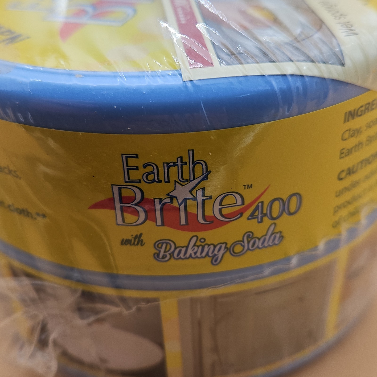 Earth Brite Cleaner Pack of 2 All Purpose Lavender 400 Clay w/ Baking Soda New