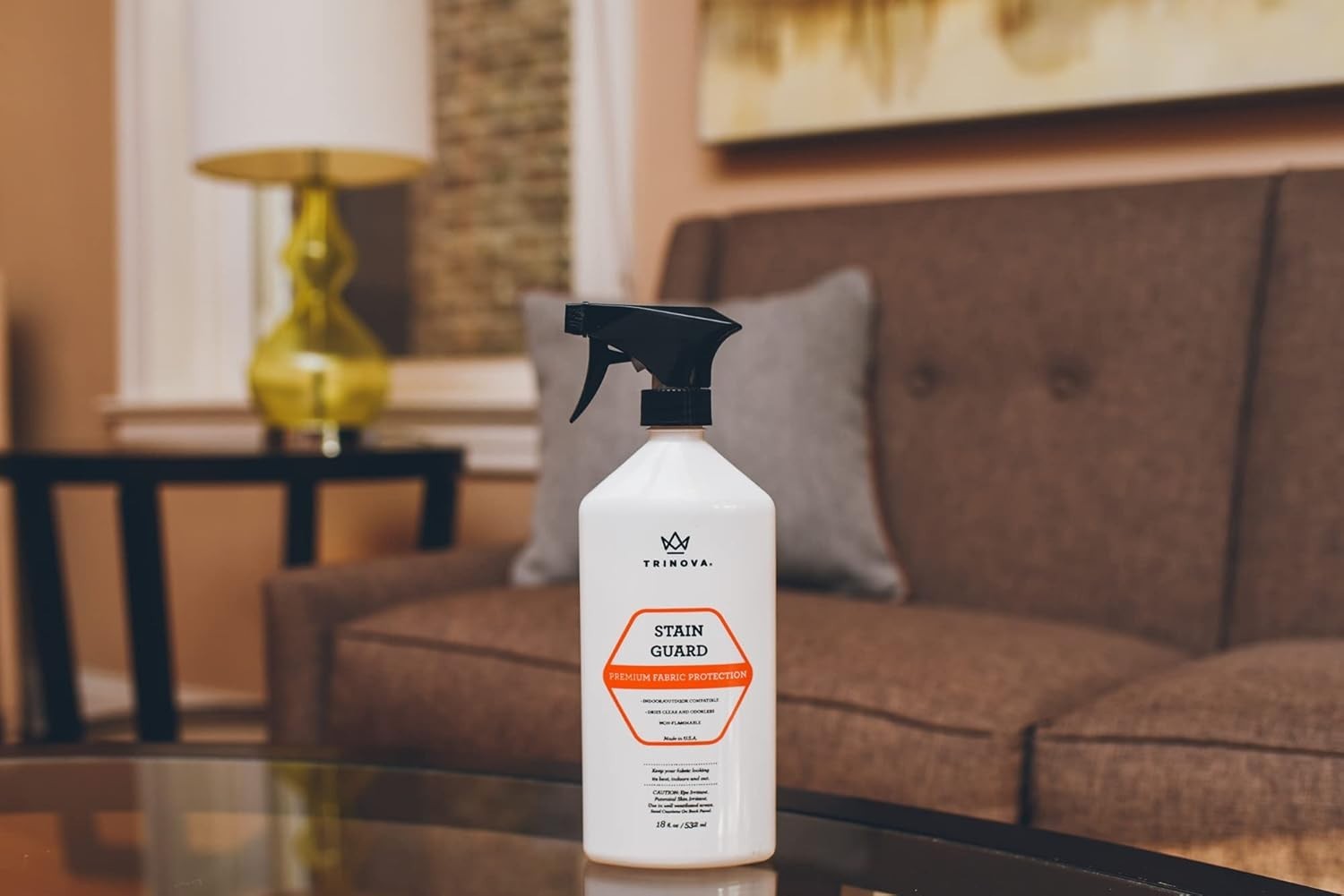 Stain Guard – Non-Aerosol Fabric Protection Spray for Upholstery, Carpet, Rug…