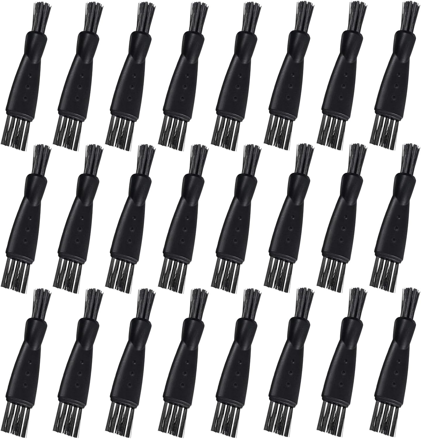 24PCS Men’s Electric Shavers Cleaning Brush Double-Sided Shavers Brush Hair Brus