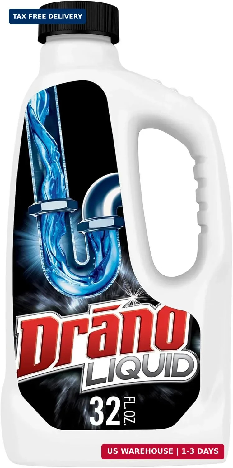 Drano Liquid Drain Clog Remover and Cleaner for Shower or Sink Drains Unclogs an