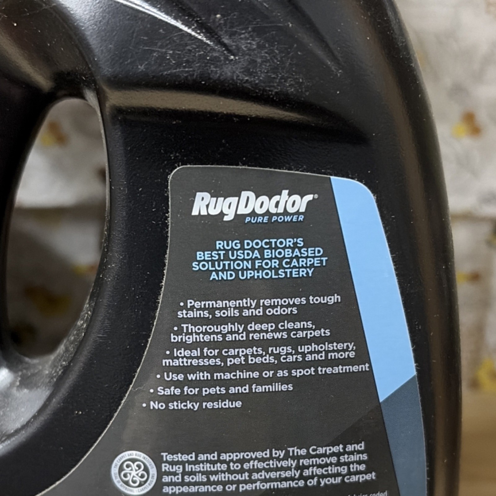 Rug Doctor Pure Power Biobased Spot Cleaner 32 fl oz for Rugs & Upholstery