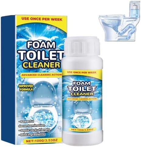 Foam Toilet Cleaner, 2025 NewToilet BowlCleaner, Advanced Toilet Cleaner for Hom