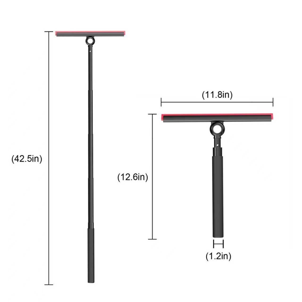 Shower Squeegee for Glass Doors, Window Squeegee for Home,Squeegee with Teles…