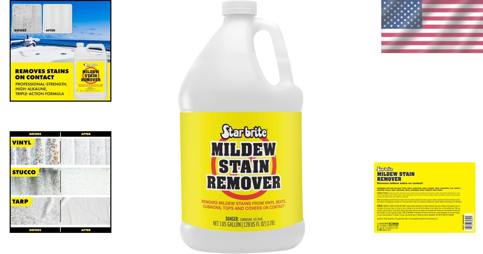 Mold & Mildew Stain Remover + Cleaner – 1 GAL